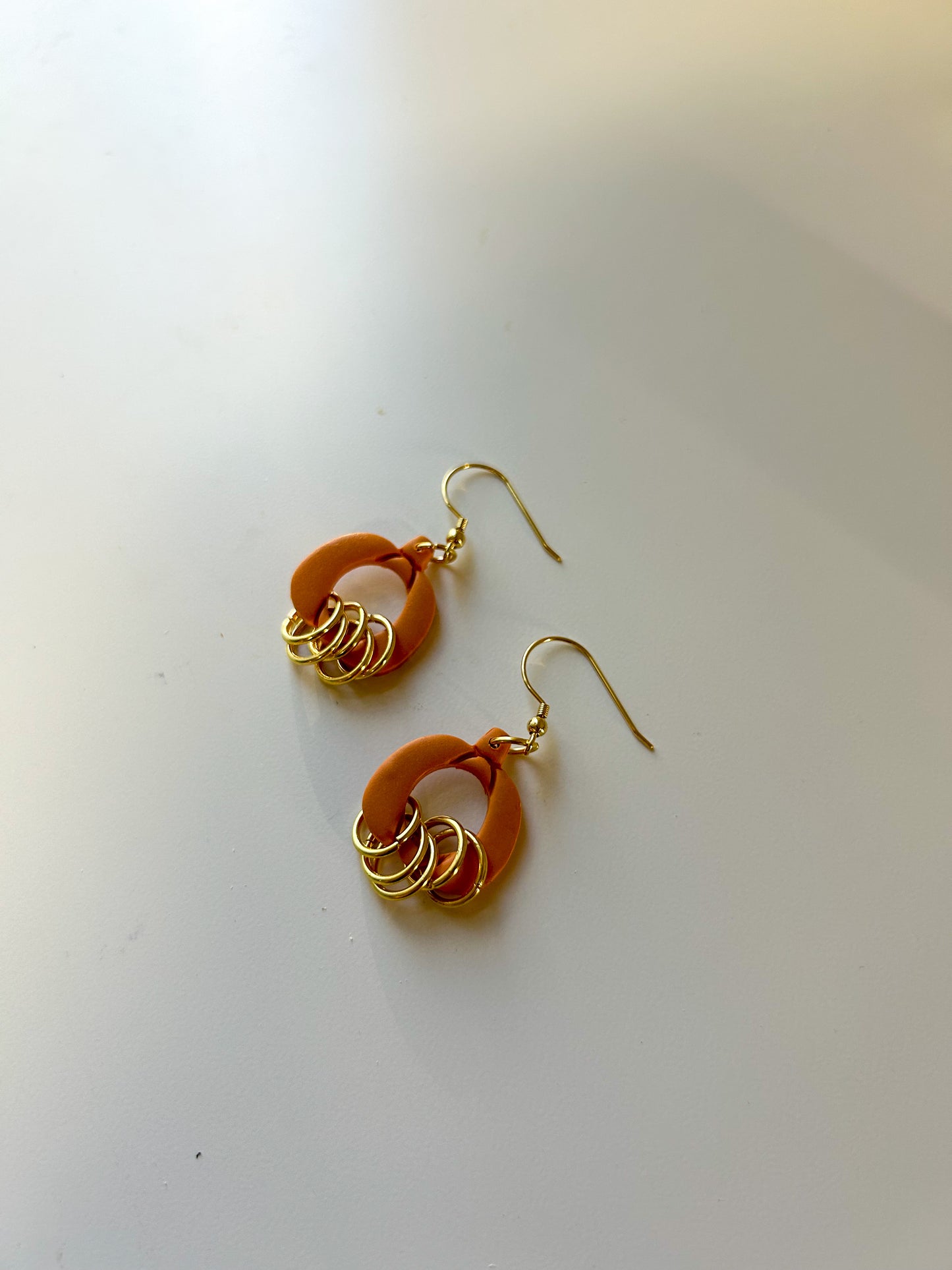 Pumpkin Ring Dangles