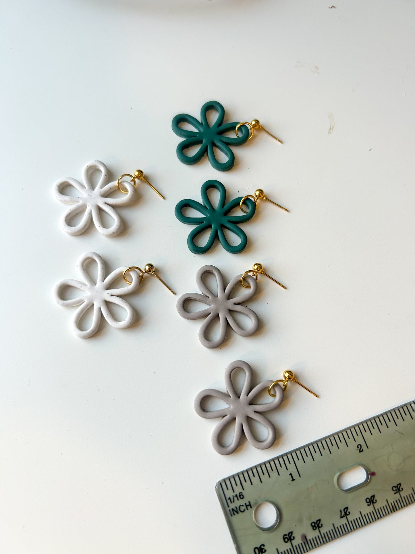 Hollow Flower Cutout Dangles