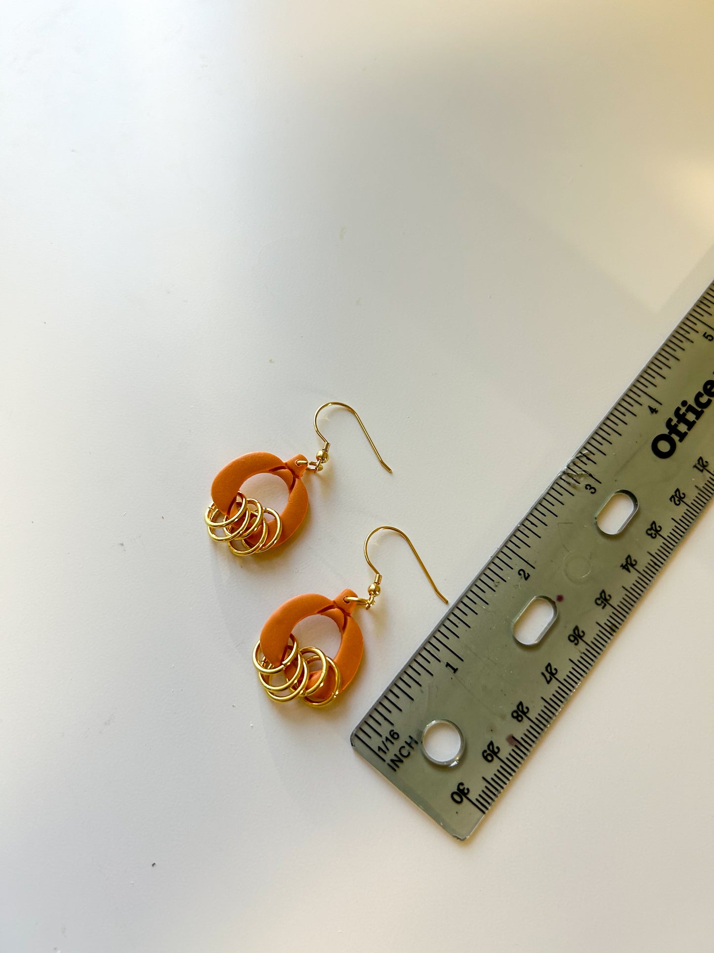 Pumpkin Ring Dangles