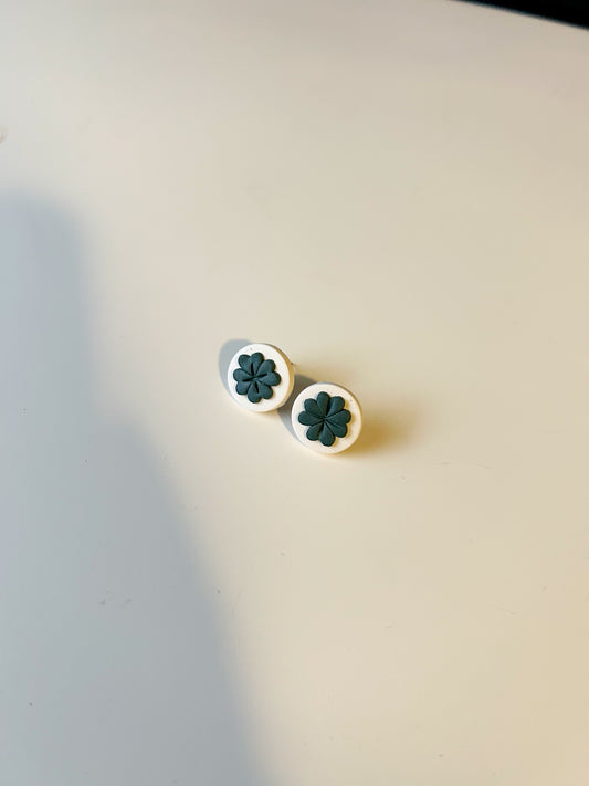 Four Leaf Clover Studs