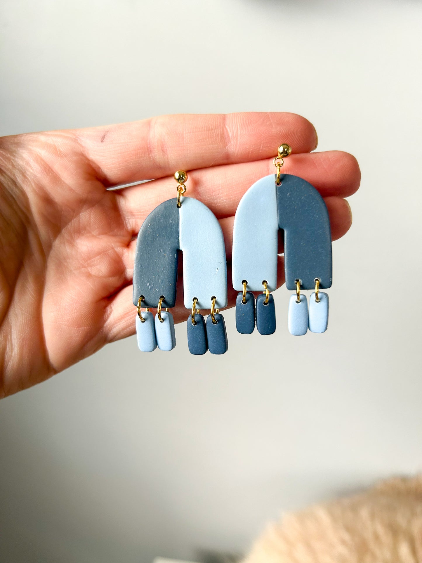 Colorblock Arch Dangles