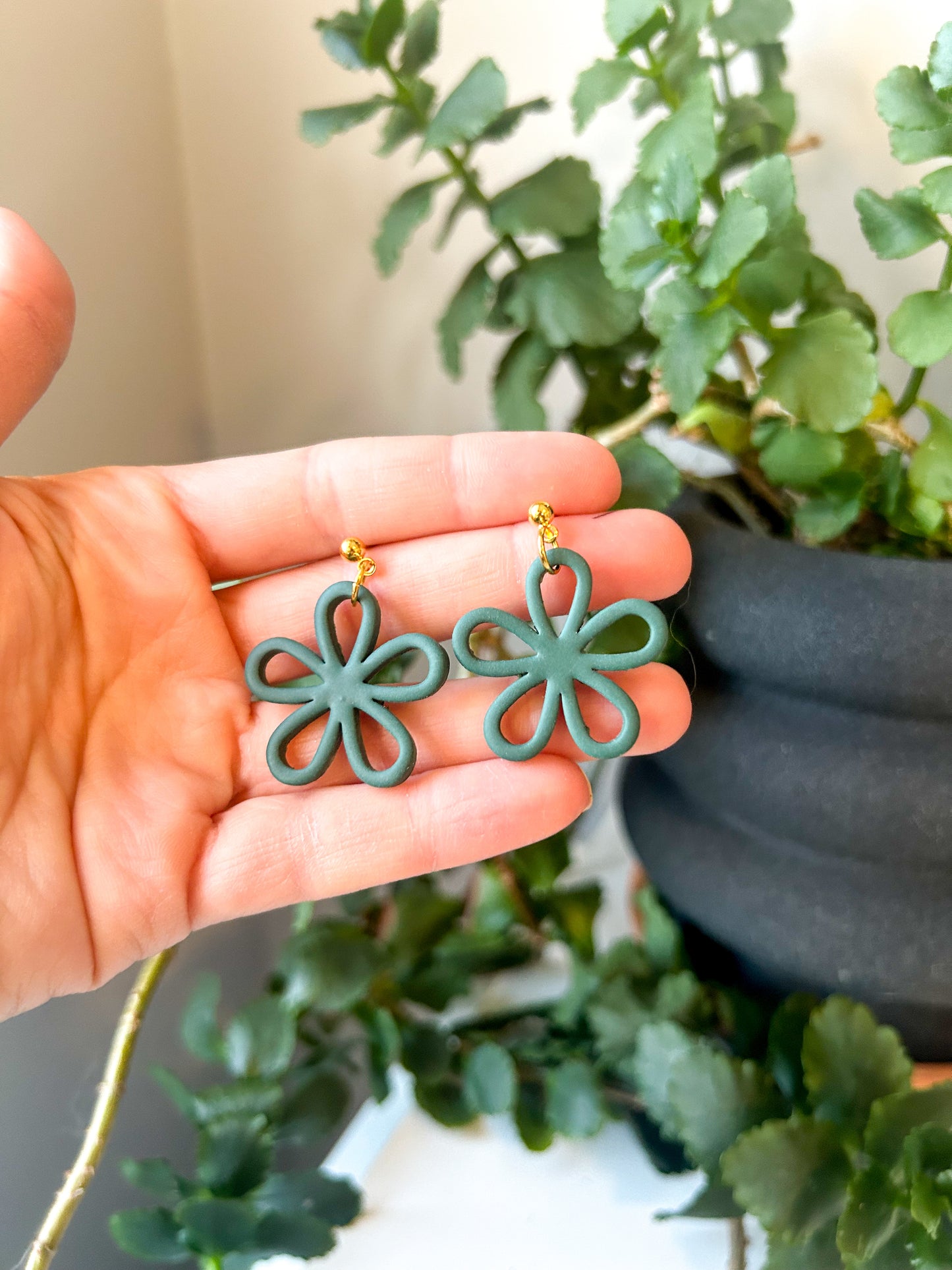 Hollow Flower Cutout Dangles