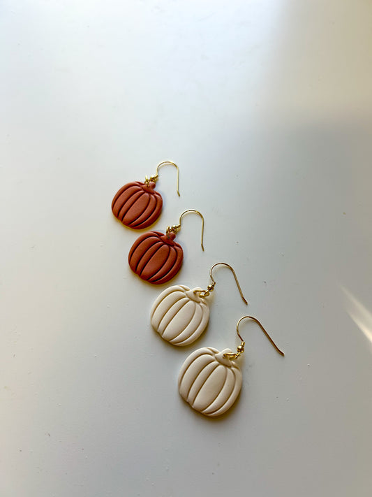 Large Pumpkin Dangles