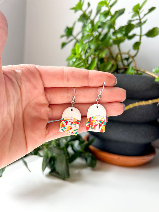 Rainbow Sherbet Mini Arch Dangles