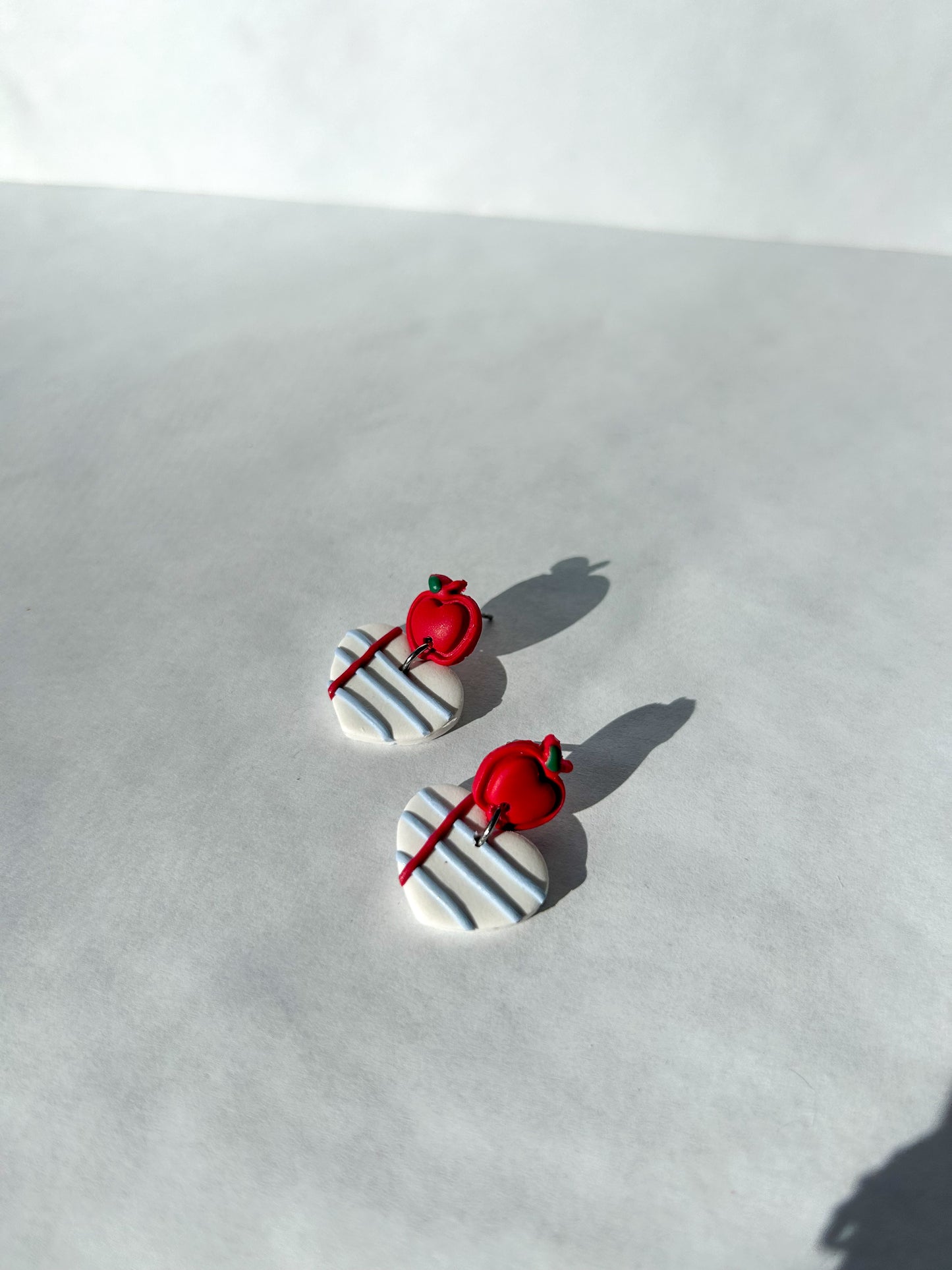 Paper Heart Teacher Dangles