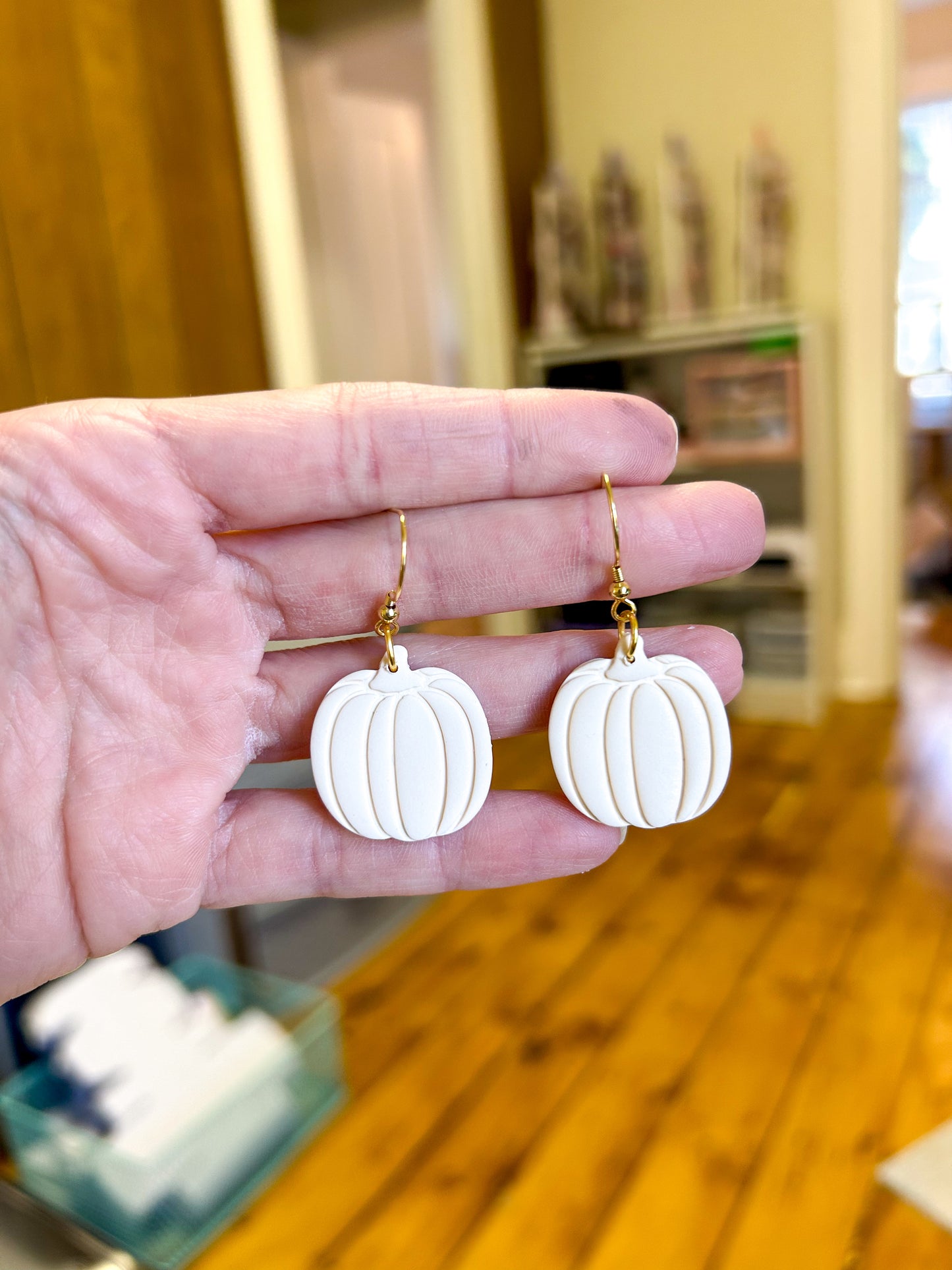 Large Pumpkin Dangles