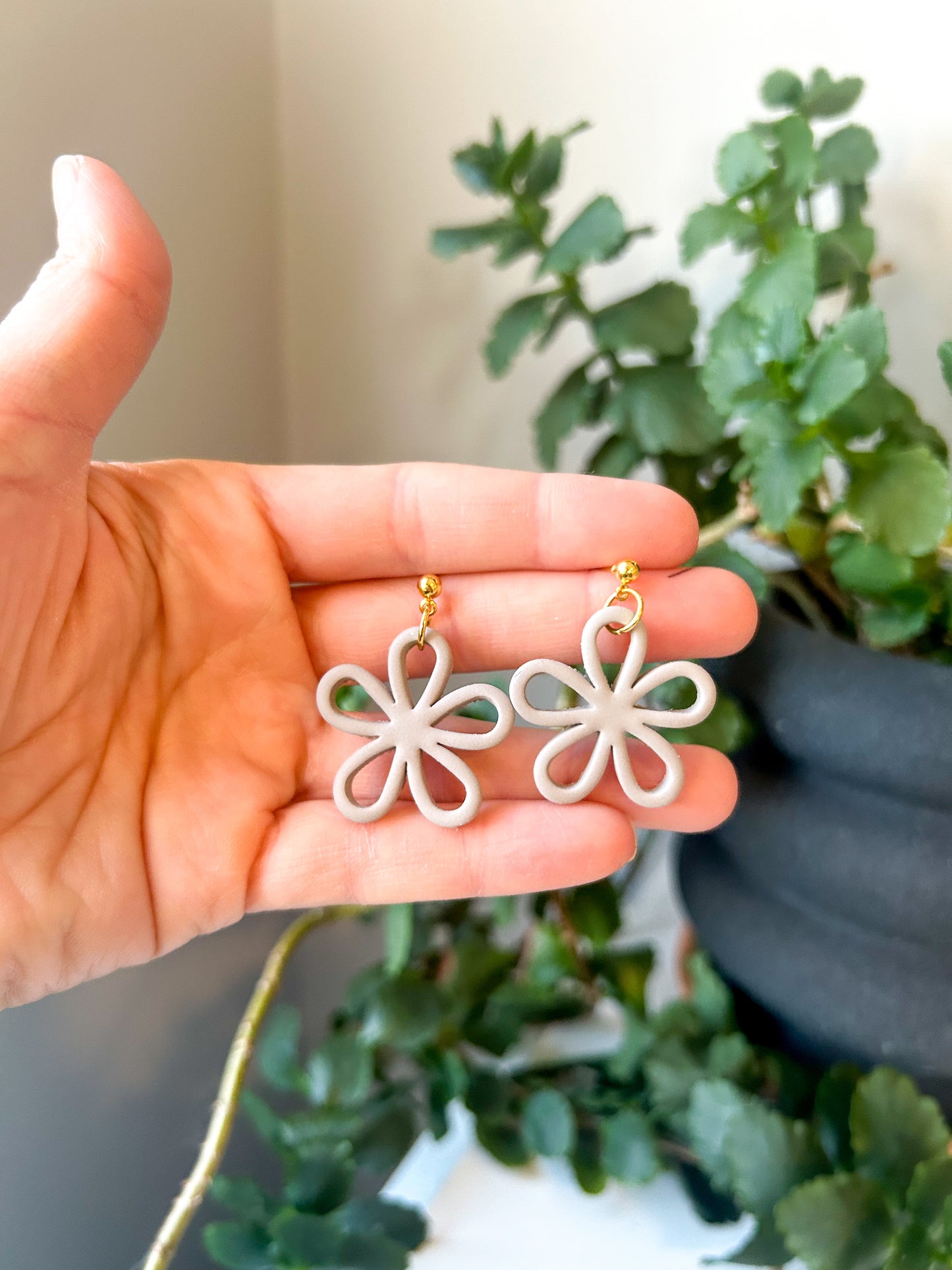 Hollow Flower Cutout Dangles