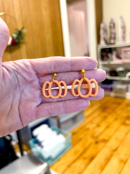 Hollow Pumpkin Dangles