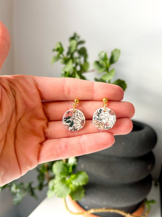 Classic Floral Mini Dangles