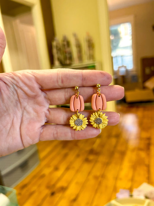 Pumpkin/Sunflower Dangles