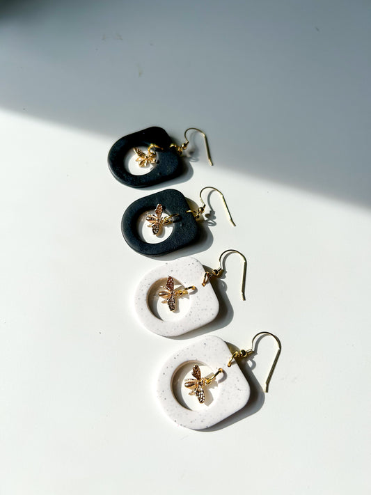 Bee Cutout Dangles