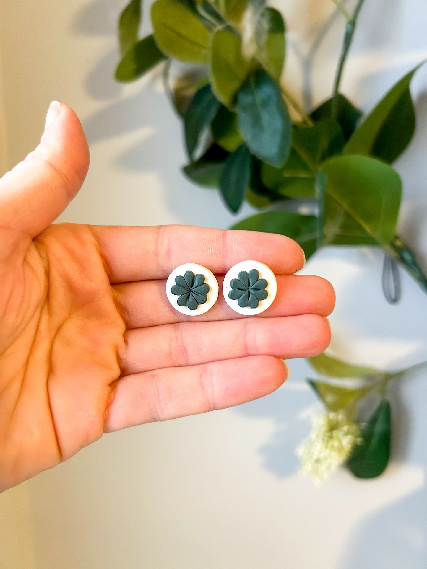 Four Leaf Clover Studs